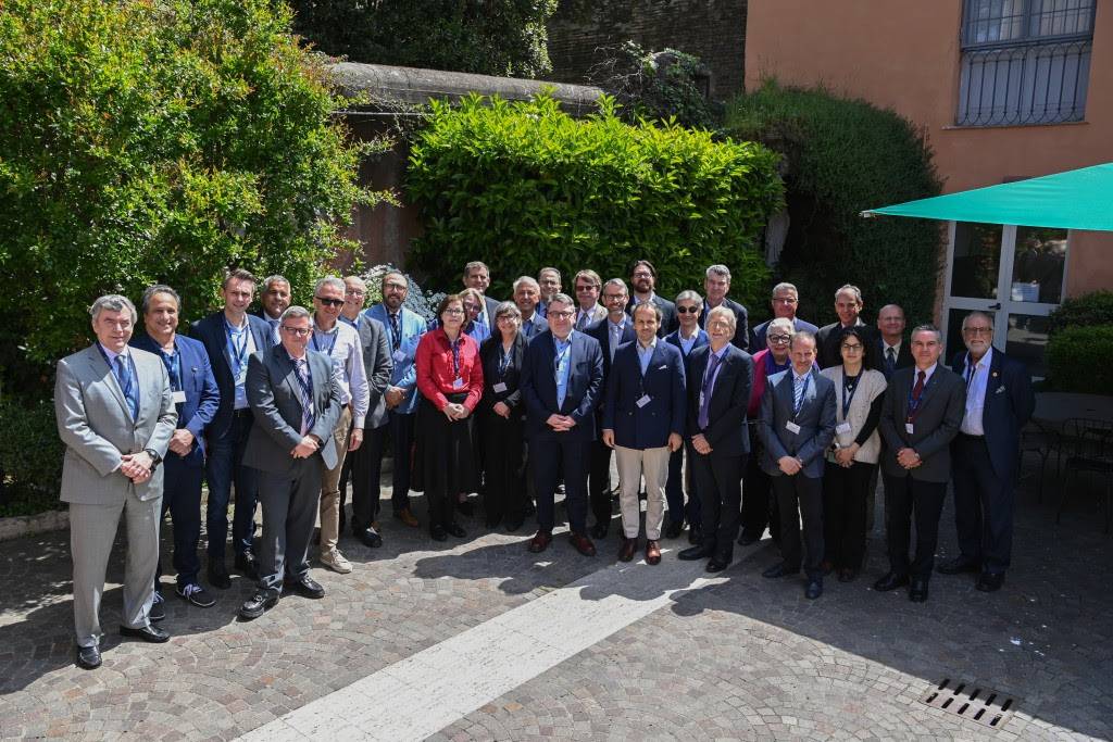 AAICU class photo taken during the meeting of AAICU presidents in Rome, April 2023